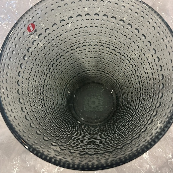 Iittala Ovia Toikka Kastelhelmi 134mm Grey Vase - Picture 4 of 5